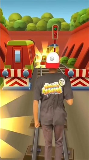 Subway surfers in real life character runs in subway station #gaming #gaming