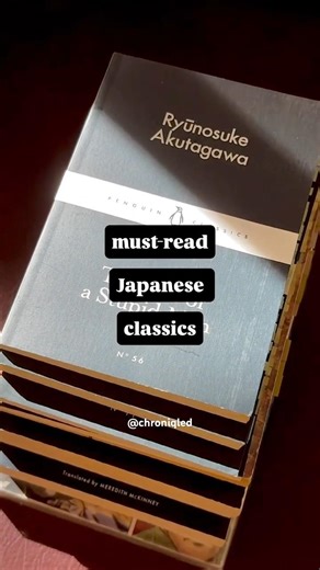 must-read Japanese classics 🤍