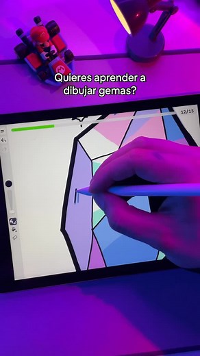 1.3K views · 41 reactions | Truco para dibujar gemas brillantes ✨ #art #dibujo #shiny #arte | ArtWorkout | Facebook