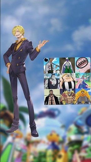 Sanji VS His Opponents 🔥 l Who is Strongest 🤔 l One Piece #shorts #onepiece #anime