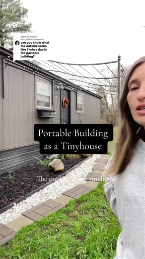 Setting Up a Portable Building as a Tiny House