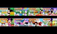 Mix of 8 videos from youtube : MICKEY MOUSE CLUBHOUSE SEASON 2 ALL AT THE SAME TIME