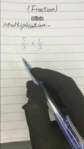 Multiplication of Fraction with Same Denominator