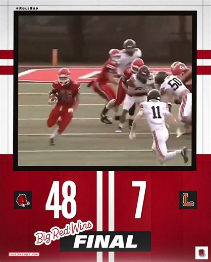 Final from Harding Stadium: WK3 Steubenville Big Red 48, Linsly 7. (2026)