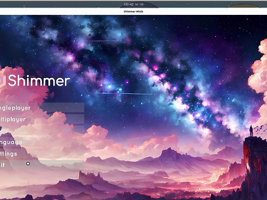 [SkyBlock] Shimmer Client主界面展示