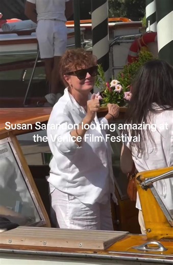 Susan Sarandon looking amazing at the Venice Film Festival