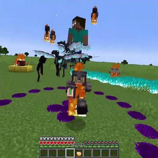 Cursed Herobrine Boss in Minecraft