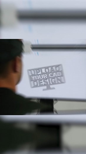 Your CAD file (DXF, ai, eps) Laser or waterjet cut, bent, tapped, powder coated and delivered to your door in a few days 👍 Upload your file for an instant quote at SendCutSend.com🚀Made in the USA🇺🇸#sendcutsend