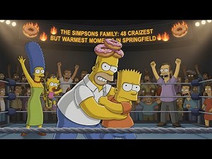 🍩THE SIMPSONS FAMILY: 48 CRAZIEST BUT WARMEST MOMENTS IN SPRINGFIELD! 🍩