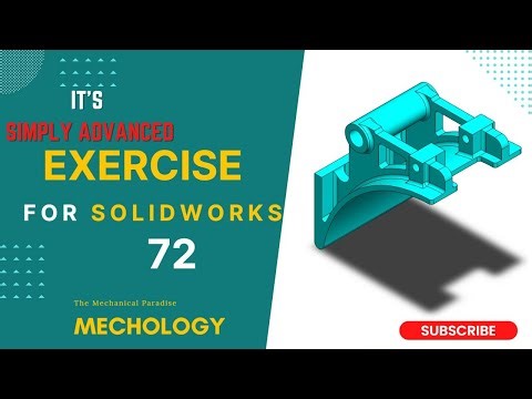 SolidWorks Exercise-72 |SolidWorks Tutorial-72 |SolidWorks Tutorial for Ultimate Beginner