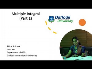 Multiple Integral (Part 1)
