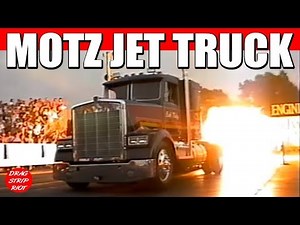 Bob Motz Jet Truck Drag Racing Night Under Fire