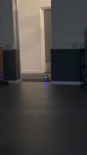 The MiP robot leaving the room and then coming back inside | Spiritus Paranormal