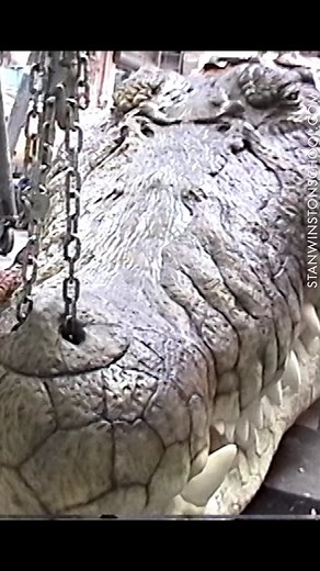 1M views · 15K reactions | A HUGE crocodile at Stan Winston Studio ...