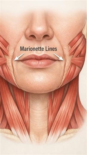 Reduce Marionette Lines Naturally✨️ #shorts