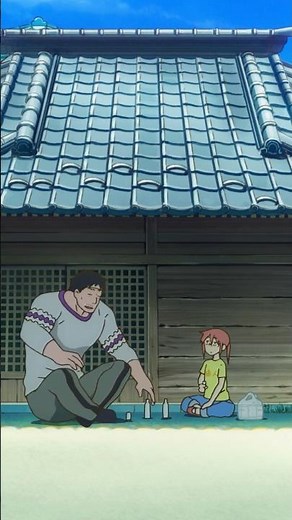 Kobayashi drinking in public with a stranger. #anime