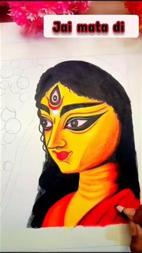 How to Draw Durga Mata Simple and Quick Guide😍