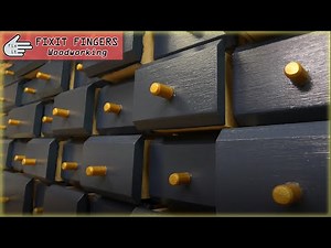 Workshop Apothecary Cabinet (Small Parts Storage Drawers with No Table Saw!)