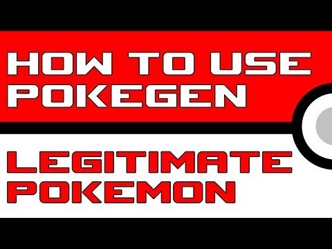 How to make a legitimate Pokemon using PokeGen (PokeGen Tutorial)