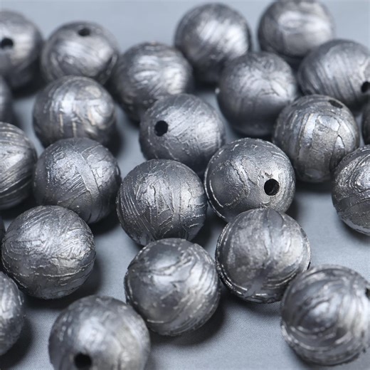 Meteorite Beads, Widmanstätten Pattern, 10mm Round Beads,diy Bracelet Necklace - Etsy