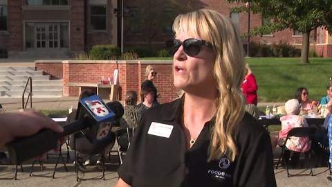 Longest Table at Grand View University addresses food insecurity