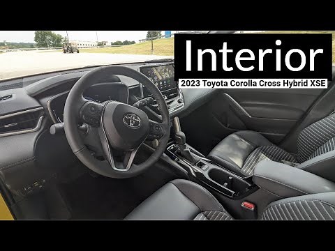2023 Toyota Corolla Cross Hybrid XSE Interior | Detailed Walkthrough