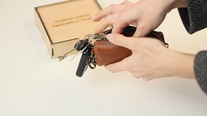 Leather Keychain Wallet Zipper Pouch Key Holder Custom Keychain Organizer Coin Pouch Leather Small Purse Christmas Gift Personalized Wallet - Etsy