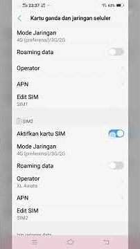 Cara Mengatur Dual SIM Card di HP VIVO (Mengaktifkan / Menonaktifkan Kartu SIM)