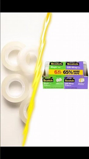 ‪@CostcoShoppers‬ 👉 3M Scotch Magic Tape/Gift Wrap Tape, 6600" Total, 6-pack