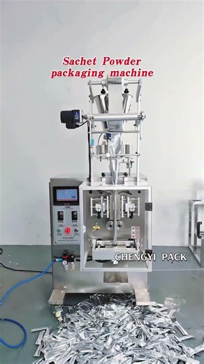 Sachet powder packaging machine, cheap and easy to use. Do you like it?#powderpackingmachine