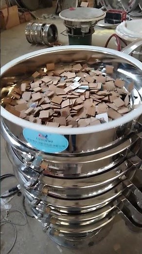 small vibrating sieve machine for very fine herbal dry powder