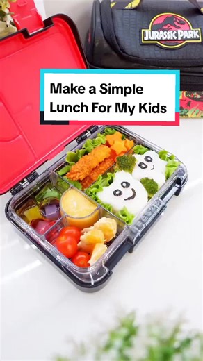 Make a simple lunch for Heaven! Wadahnya uda pasti aku pakai lunch box dari Smiggle. Tema Jurassic Park super keren. 1 set include sama bento lunchbox yg dalamnya uda ada compartment 4 sekat. Jadi masing2 makanan ngga tercampur. Traynya transparan, bisa dilepas pasang, gampang dibersihin. Yuk samaan pakai lunch box Smiggle juga! Bisa beli di store Smiggle yaaa... #Smiggle #lunchbox #lunchbag #lunch #fyp #lunchtime #lunchmenu #simplelunch #simplerecipe #viral #simplecooking #cooking #cook #kidsme