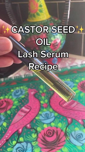 DIY Lash Serum Recipe for Long Lashes | Castor Seed Oil