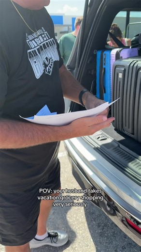 Everyone gets a copy and you are responsible for everything that’s been assigned to your number 😊 #vacationmode #familyvacation #dadhumor #summervacation