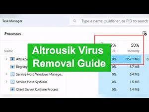 Altrousik virus (Altruistic High CPU Process) Removal Guide - Way to Remove Altrousik high CPU virus