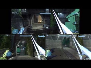 Halo 3 Splitscreen Multiplayer Gameplay in HD