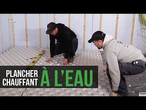Easily install a water-heated floor!