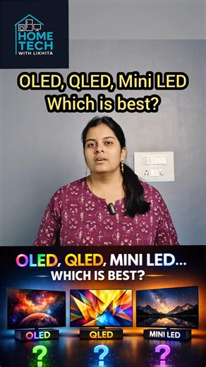 OLED vs QLED vs Mini LED – Which TV is BEST? #OLED #QLED #MiniLED #SmartTV #TVBuyingGuide #ytshorts