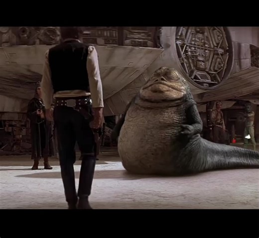 Han Solo and Jabba The Hutt Scene ｜ STAR WARS： A NEW HOPE (1977) Movie CLIP HD-001 #foryou | Barry Carson