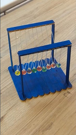 DIY Newton's Cradle | Amazing STEM School Project | Creative School Exhibition Craft