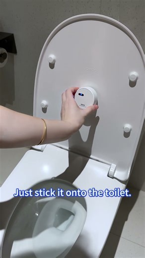 Smart bathroom, smart choice. Auto-flush after every use.#HygieneHack #MustHaves #BathroomUpgrade