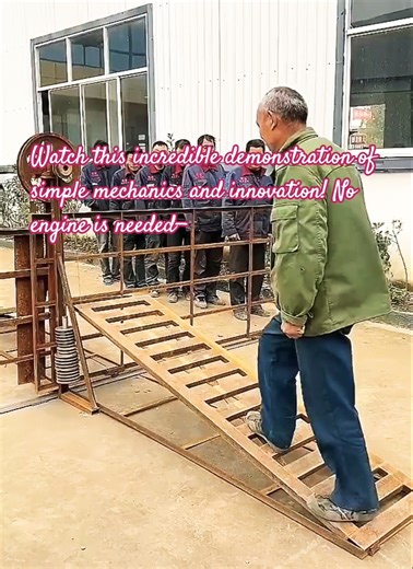 MOVE WITHOUT ENGINE 💡 The Simple Power of Steps | Gravity-Powered Mechanics Demo