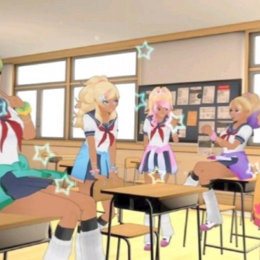 Bully Yandere simulator #bully #yanderesimulator #musume #kashiko #kokoro #hana #hashiko #yandere