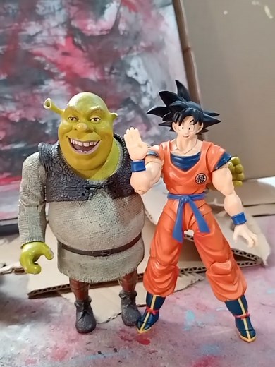 Goku vs Shrek 🤜🏻🤛🏻🔥 (batalla completa) 😱💀 Sin duda ambos han demostrado ser de los más fuertes!! 🙏✨ y probablemente esta sea la última vez que veamos el ring... quedó en ruinas :( #foryo #fyp #humor #viraltiktok #peleasepicasdelanime #uricollections #parati #jujutsukaisen