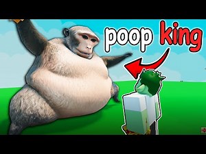 the KING of poop in Roblox drop a poop...
