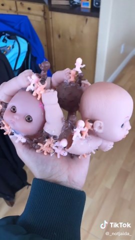 I forgot I was filming a tik tok for this baby crown so I finished it and gave it away but. It’s messy lol #tiktoktraditions #littlebabies #baby