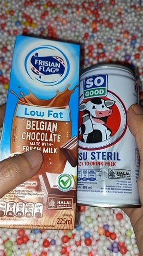 menemukan susu so good susu steril dan susu frisian flag belgian cokelat dikardus #jajanan #jajan