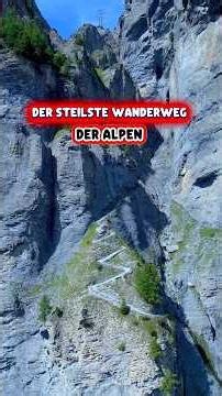 1,000 Meters of Elevation Gain in 5 Kilometers! 😳⛰️ #steep #hikingtrail #switzerland #hiking