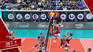 Here are some of the highlights of the first set of the Perpetual vs. Arellano match which went to the ALTAs, 25-19 #NCAASeason98 | GMA Sports PH