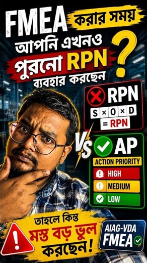 ❌ RPN vs ✅ AP | Biggest FMEA Update You Must Know! #qualitywithmanas #shorts